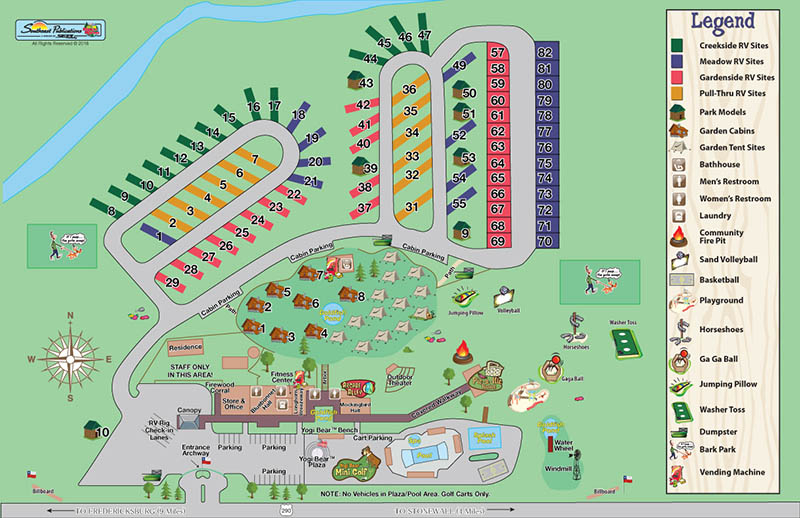 Jellystone Park Map